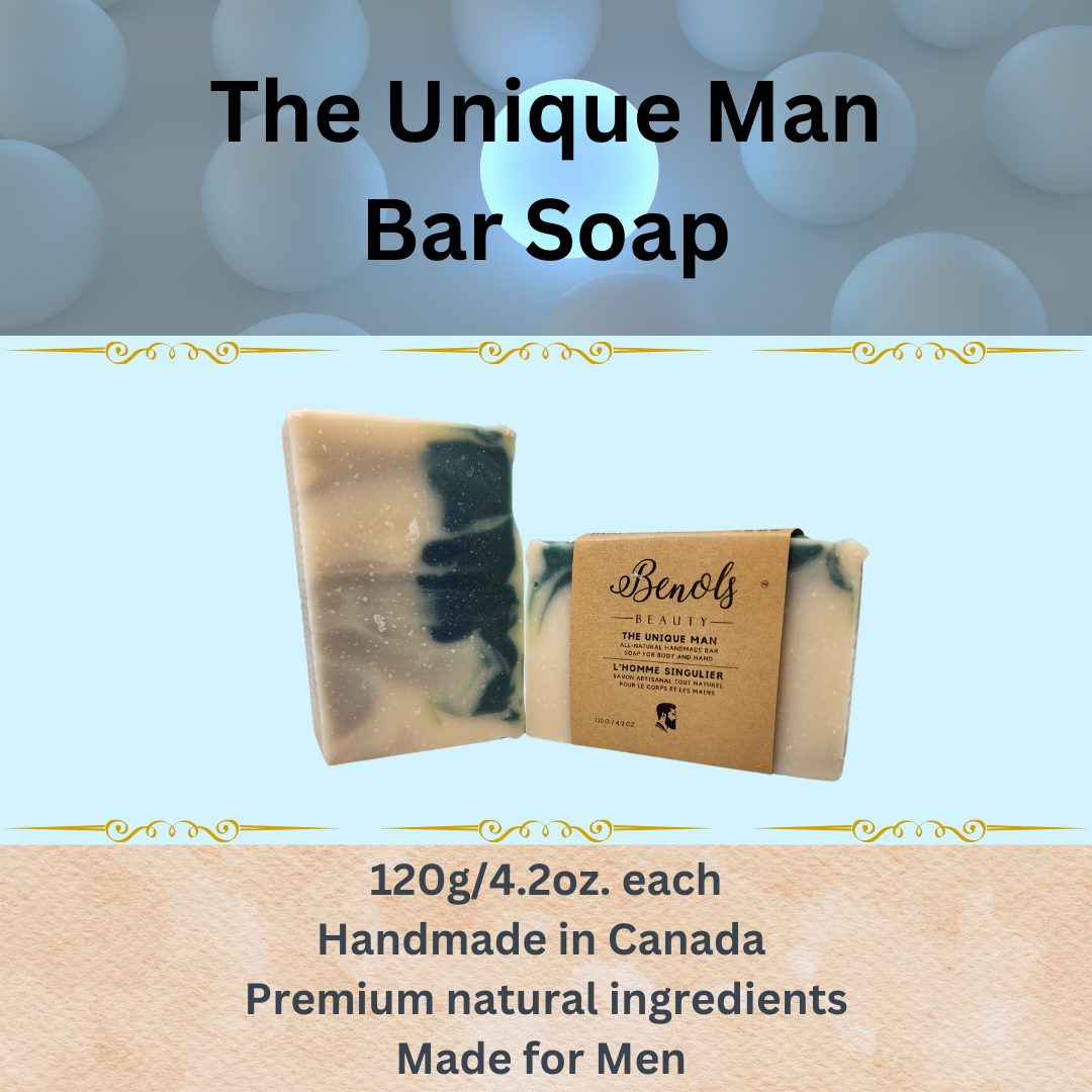 Benols Beauty The Unique Man Bar Soap - Benols Beauty