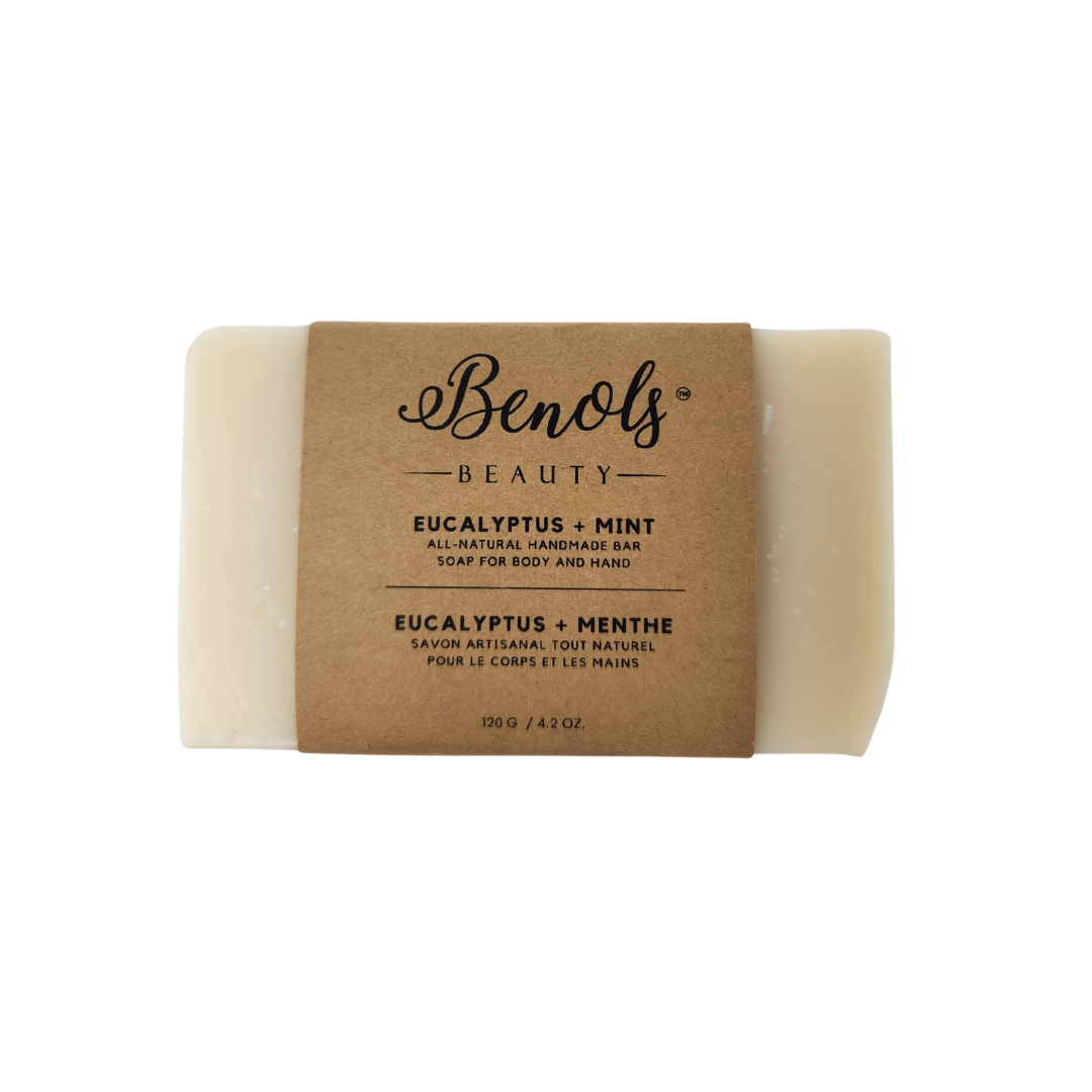 Eucalyptus + Mint Bar Soap - Benols Beauty