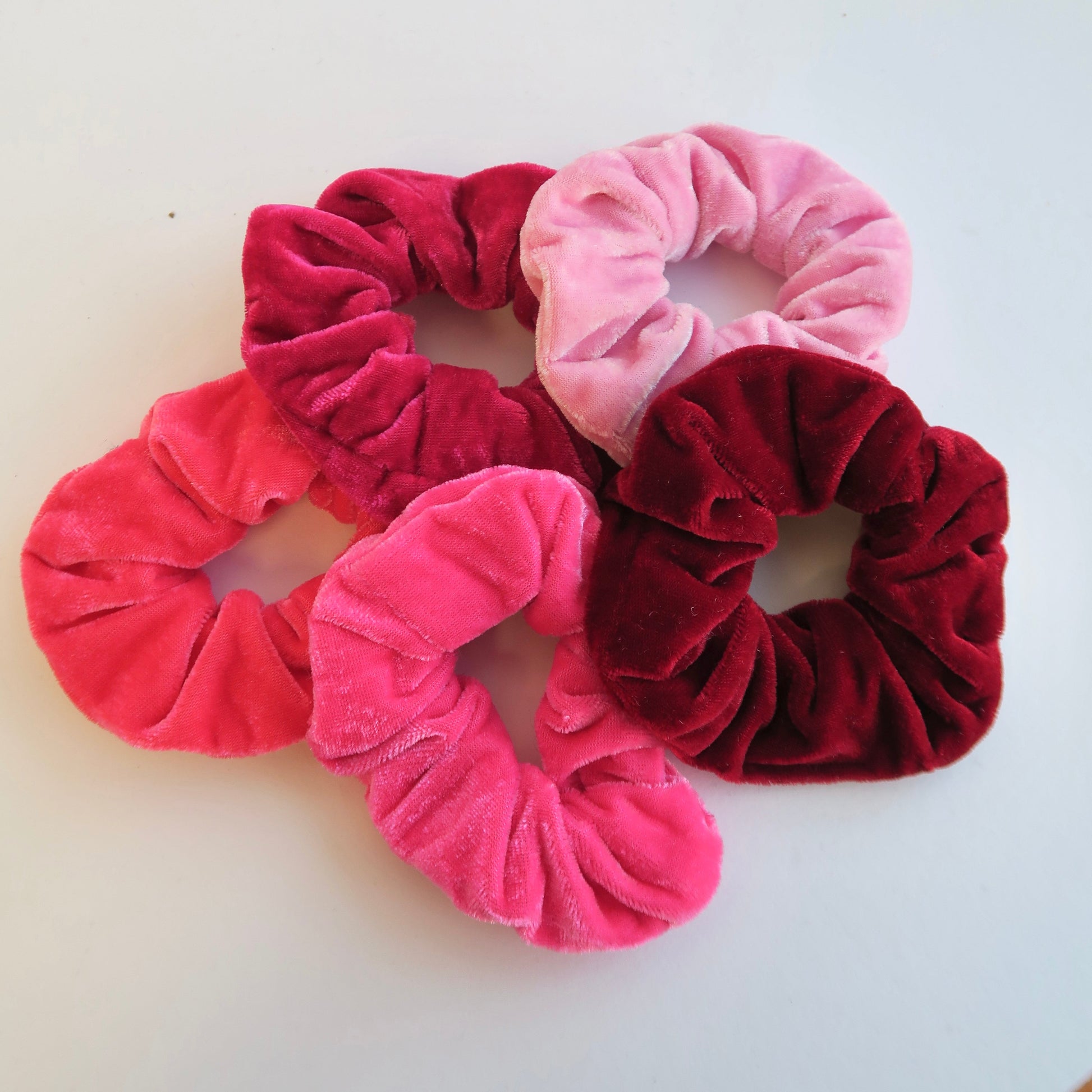 5 Pc Premium Velvet Scrunchie Set - Benols Beauty