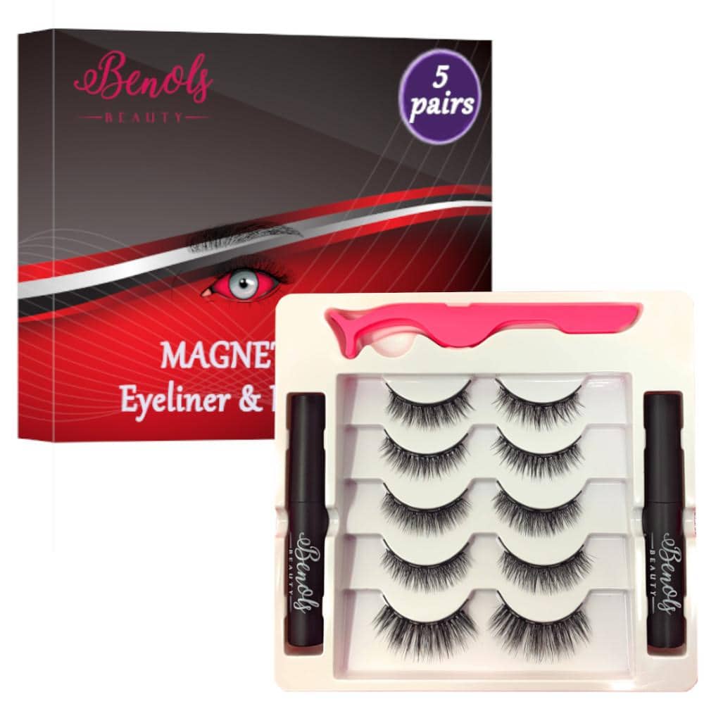 3D Magnetic Eyelashes Kit - Benols Beauty